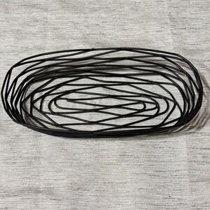 TableCraft Artisan Collection BK11709 Black Metal Wire Food Serving‎ Basket